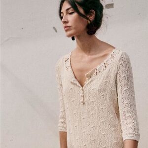 Sezane Senja Dress, Gently used, size M